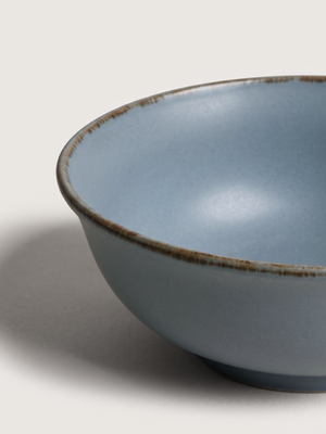 Cassia Blue Porcelain Serving Bowls - Set of 2