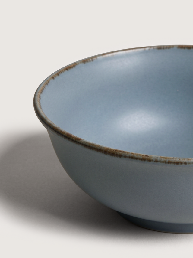 Cassia Blue Porcelain Serving Bowls - Set of 2