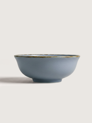 Cassia Blue Porcelain Serving Bowls - Set of 2
