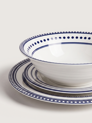 Silvane Porcelain Serving Bowls - Set of 2