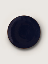 Linden Navy Stoneware Dinner Plates - Set of 6