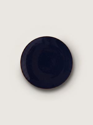 Linden Navy Stoneware Side Plates - Set of 6