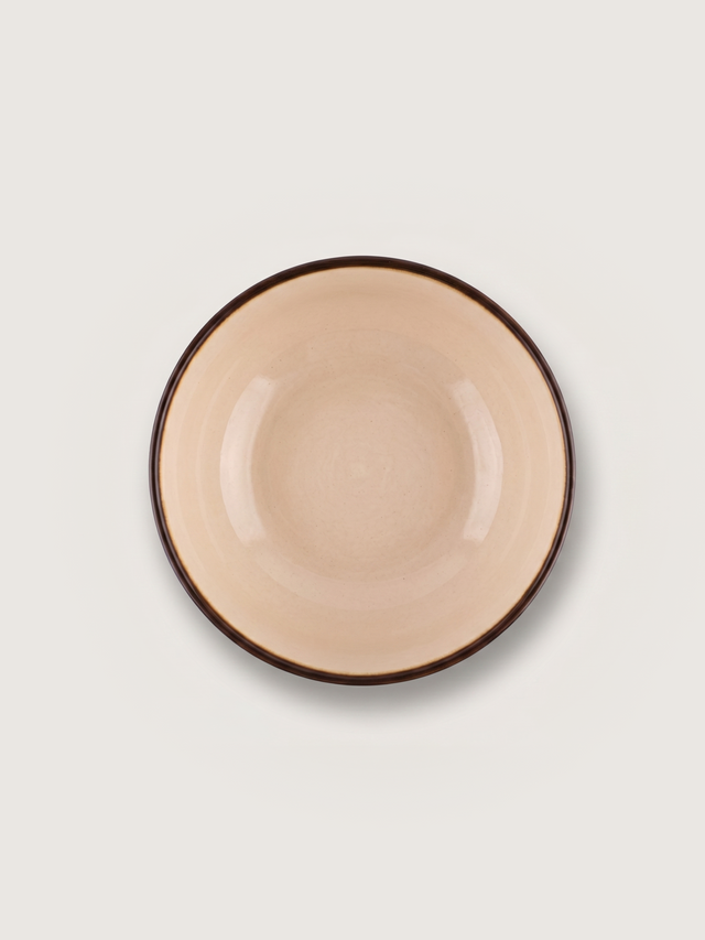 Linden Navy Stoneware Serving Bowls - Set of 2