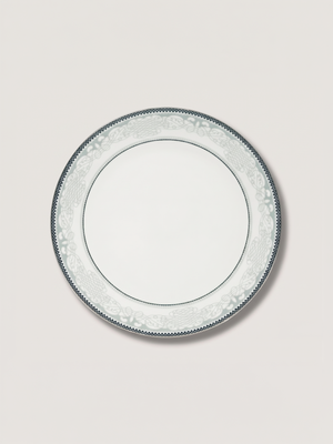 Leonora White Porcelain Dinner Plates - Set of 6
