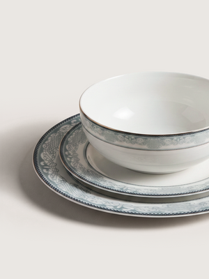 Leonora White Porcelain Side Plates - Set of 6
