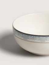 Leonora White Porcelain Serving Bowls - Set of 2