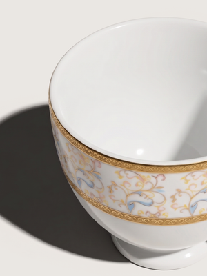 Denis Porcelain Cup & Saucer - Set of 2
