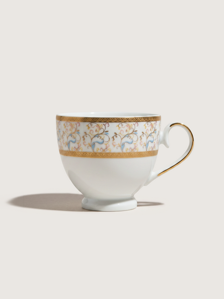 Denis Porcelain Cup & Saucer - Set of 2