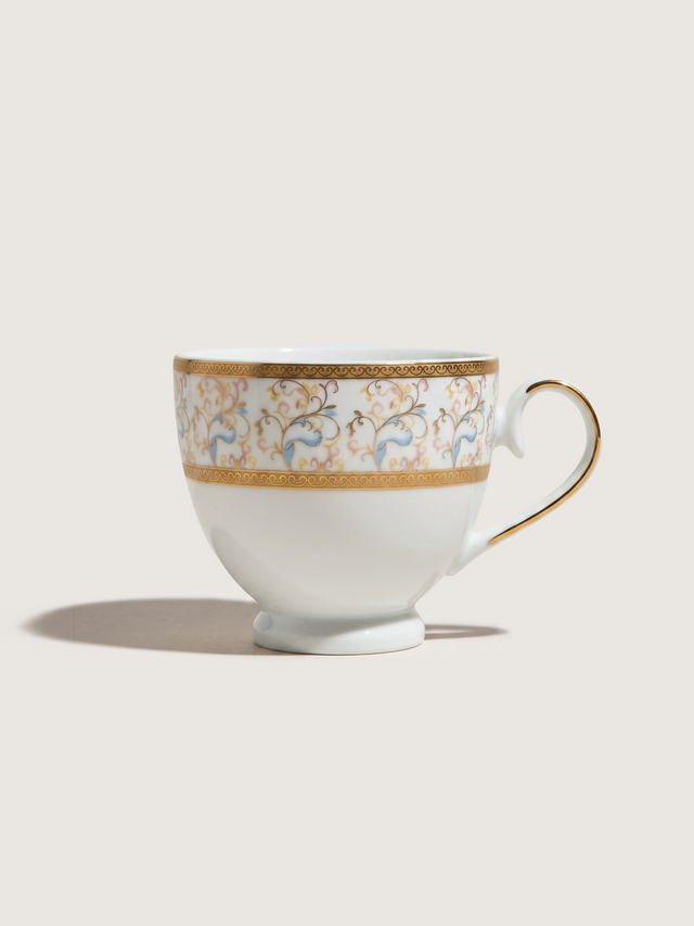 Denis Porcelain Cup & Saucer - Set of 2