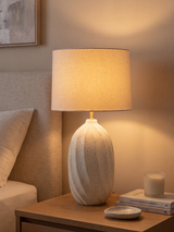Luma Paper Mache Lamp Base