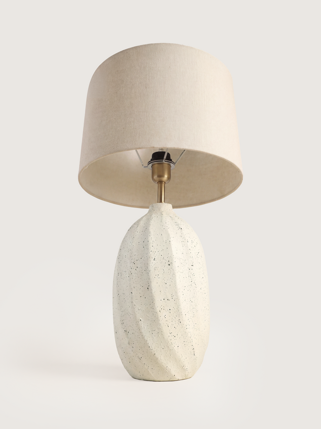 Luma Paper Mache Lamp Base