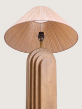 Arko Mango Wood Geometric Lamp Base