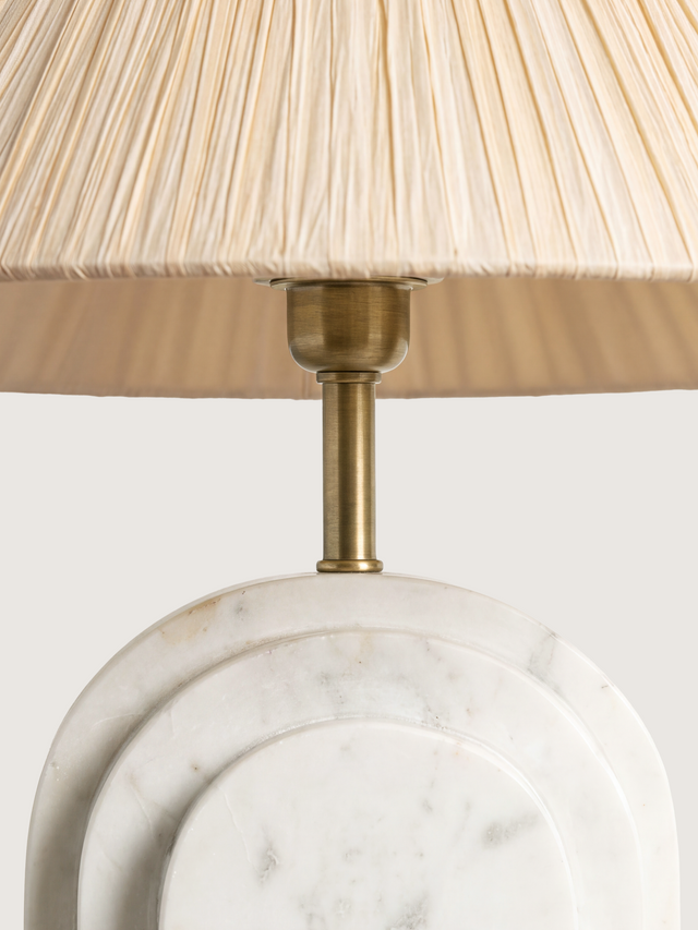 Arko Marble Geometric Lamp Base