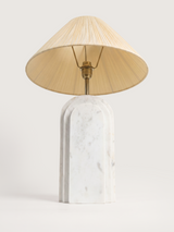 Arko Marble Geometric Lamp Base
