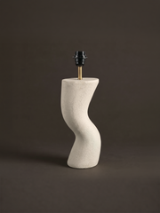 Miru Paper Mache Sculptural Lamp Base