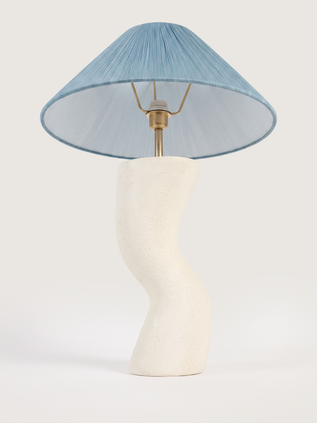 Miru Paper Mache Sculptural Lamp Base