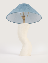 Luisa Raffia Lampshade with Miru Paper Mache Base