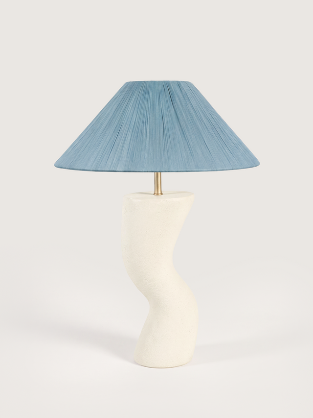Miru Paper Mache Sculptural Lamp Base