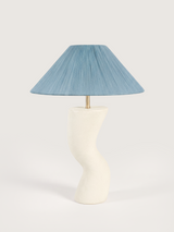Luisa Raffia Lampshade with Miru Paper Mache Base