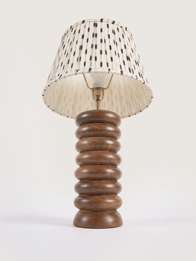 Toru Mango Wood Sculptural Lamp Base