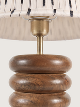 Toru Mango Wood Sculptural Lamp Base