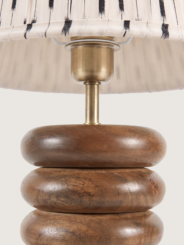 Toru Mango Wood Sculptural Lamp Base