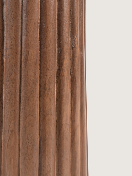 Ribo Mango Wood Fluted Lamp Base