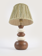 Peba Mango Wood Pebble Lamp Base