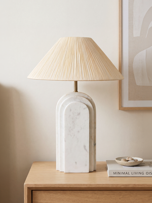 Nicola Raffia Lampshade