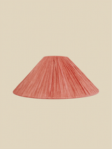 Charlotte Raffia Lampshade with Sora Paper Mache Sculptural Lamp Base
