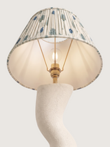 Clive Cotton Lampshade with Miru Paper Mache Base