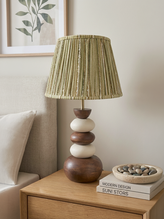 Vadim Silk Striped Lampshade