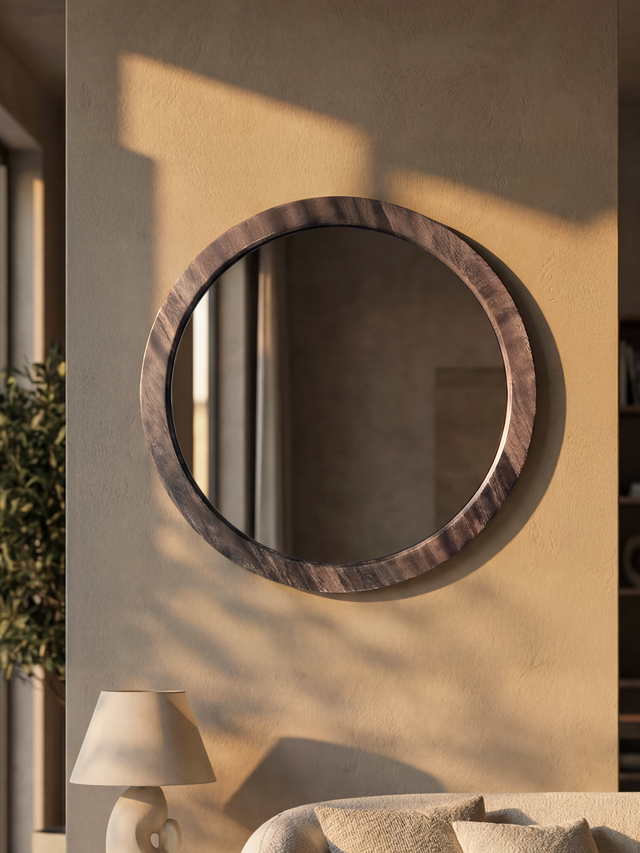 Ann Mango Wood Mirror