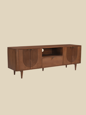 Ariso Mango Wood Media Unit