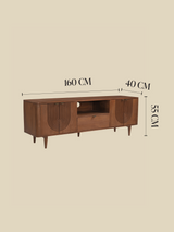 Ariso Mango Wood Media Unit