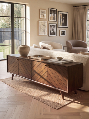 Carrie Mango Wood Media Unit