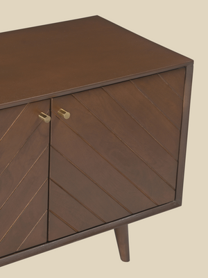 Carrie Mango Wood Media Unit