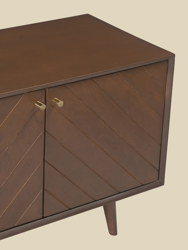 Carrie Mango Wood Media Unit