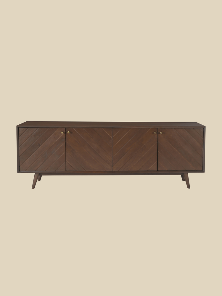 Carrie Mango Wood Media Unit