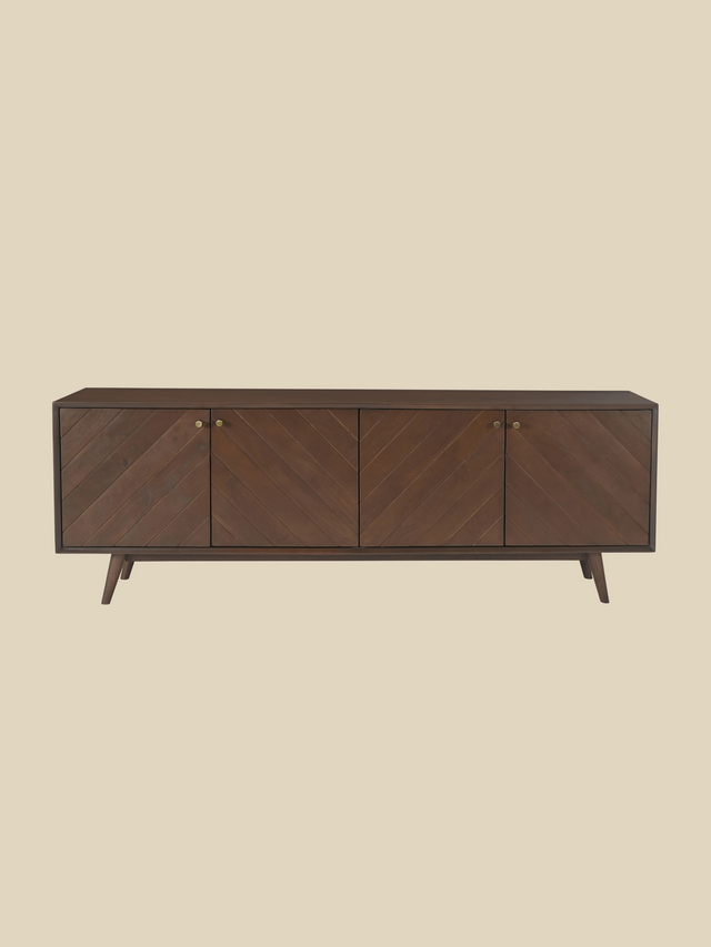 Carrie Mango Wood Media Unit