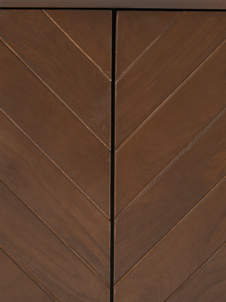 Carrie Mango Wood Media Unit