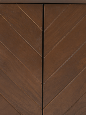 Carrie Mango Wood Media Unit