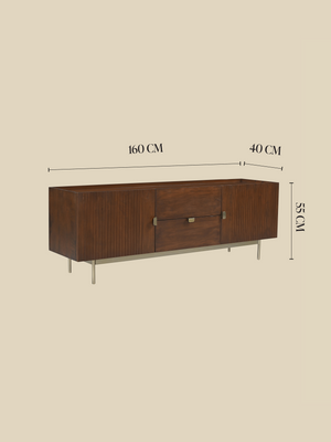 Jenna Mango Wood Media Unit