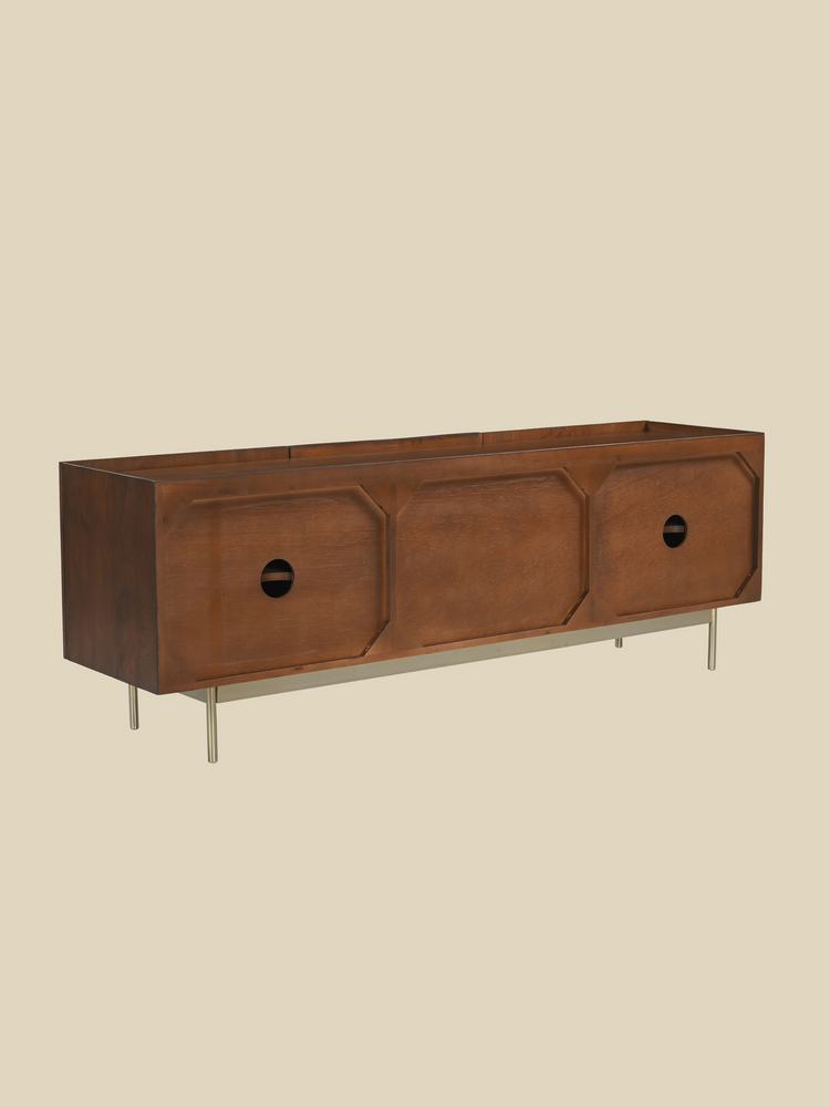 Jenna Mango Wood Media Unit