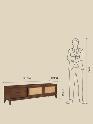 Mathew Rattan Cane Media Unit