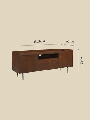 Lorna Mango Wood Media Unit