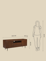 Lorna Mango Wood Media Unit