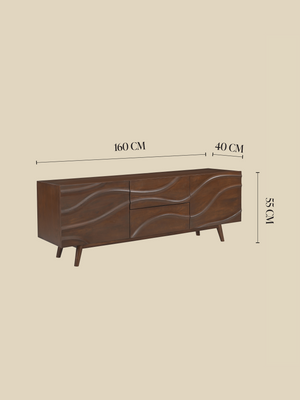 Beth Mango Wood Media Unit