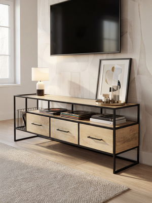 Bettina Mango Wood Media Unit