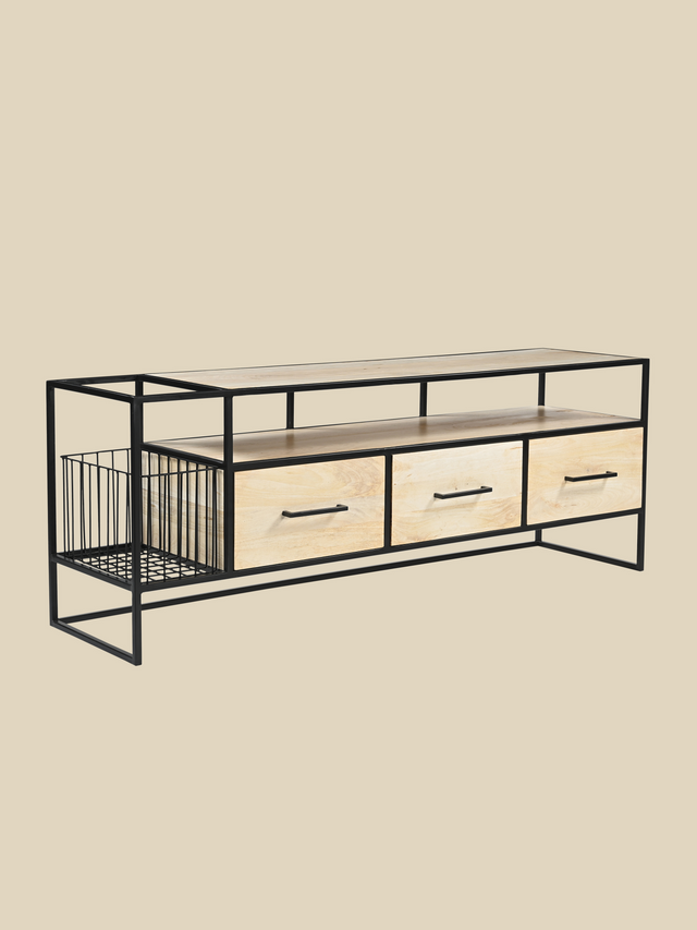 Bettina Mango Wood Media Unit